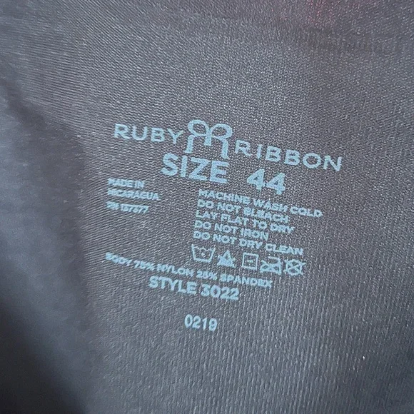 Ruby Ribbon Original Cami Black 3022 Shaping Tank Top Wire-Free Scoop Neck 44 - Picture 9 of 10